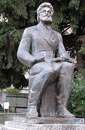 Monument of Anglel Kanchev in front of the University of Rousse